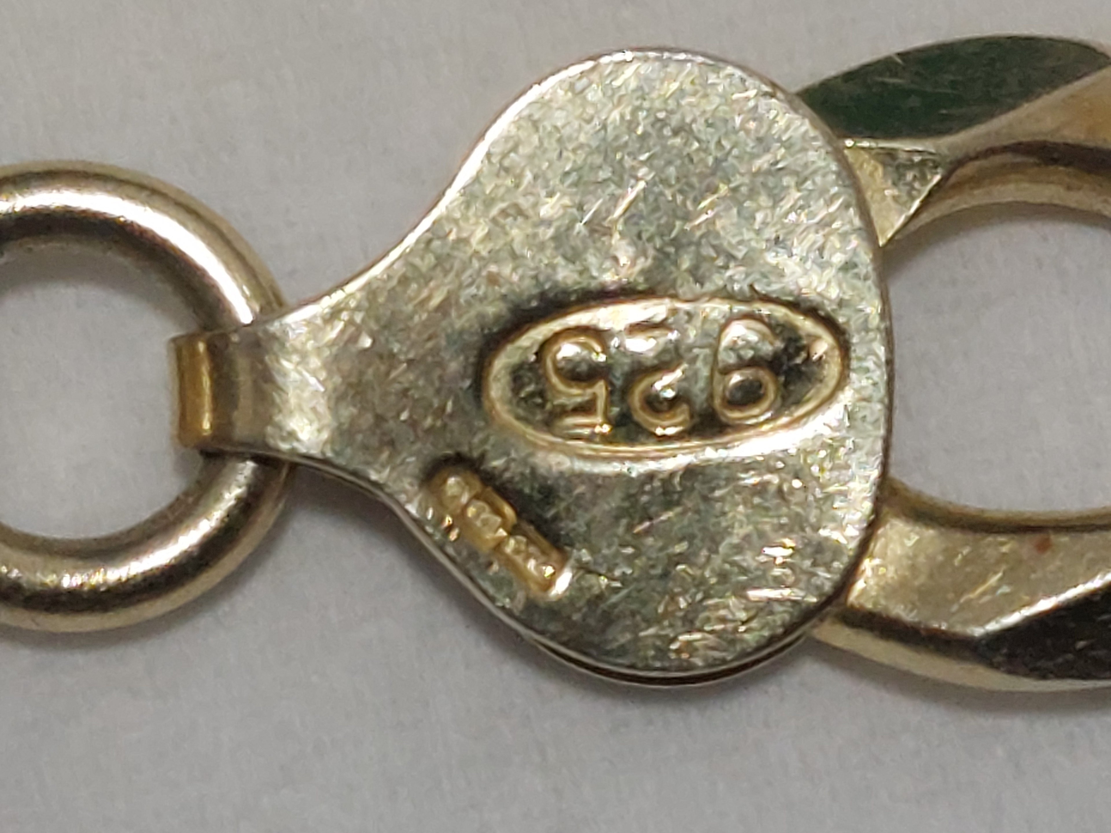 Sterling Silver 925 Gold Plated Curb Chain Necklace – 42.7 g